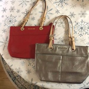 Michael Kors Bedford holiday totes NWOT